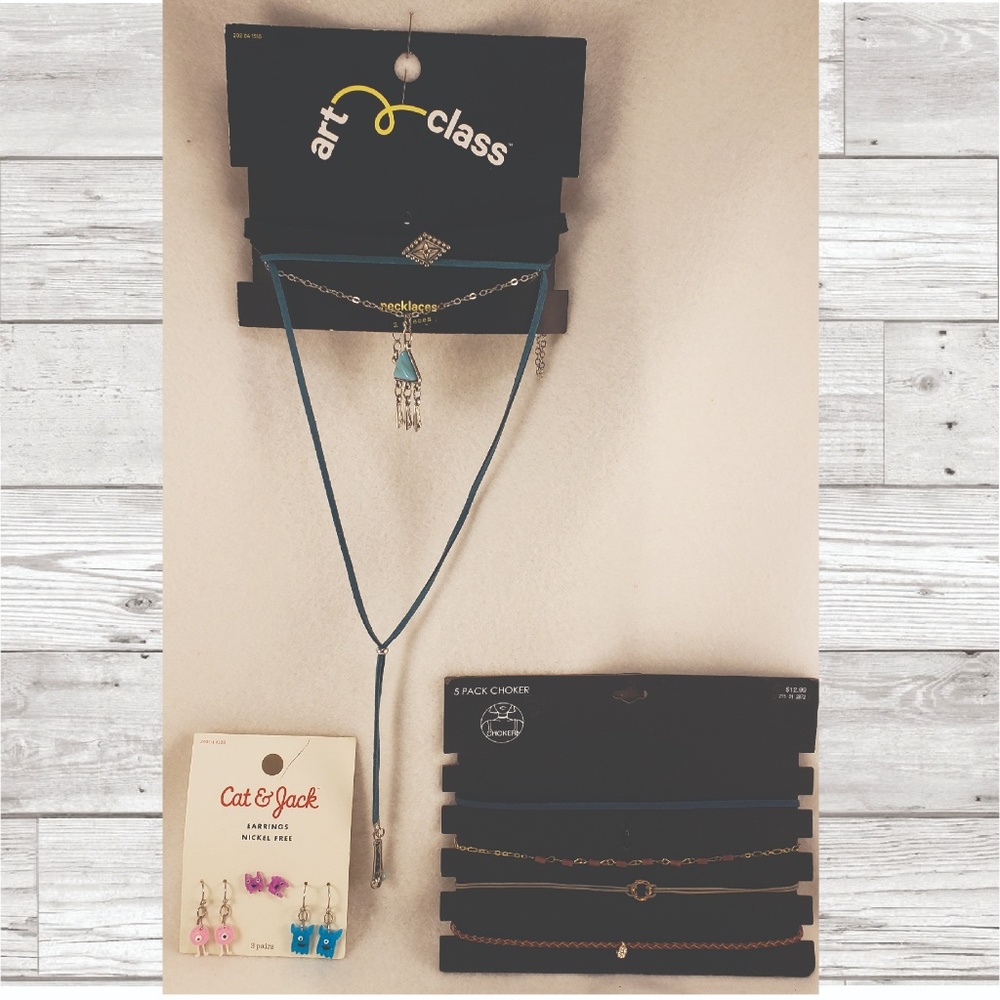 Jewelry Sets with Chokers and Cat & Jack Earrings